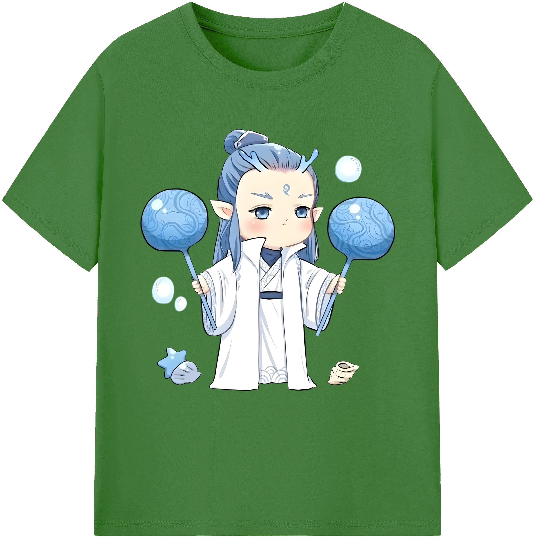 （画像用） Ne Zha 2 ナタ 魔童の大暴れ レディースカジュアルプリントTシャツ（綿100％）